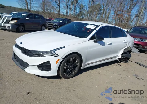 2021 Kia K5 Gt-Line z USA, uszkodzony, nr VIN 5XXG64J20MG023352